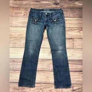 Royal Robbins Straight Leg Low Rise Blue Jeans